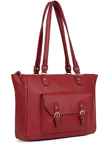 Bolso de hombro 2 asas - A4 - Cuero de vaca TAIMA