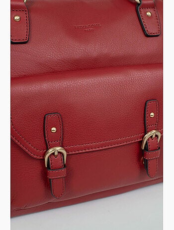 Bolso de hombro 2 asas - A4 - Cuero de vaca TAIMA