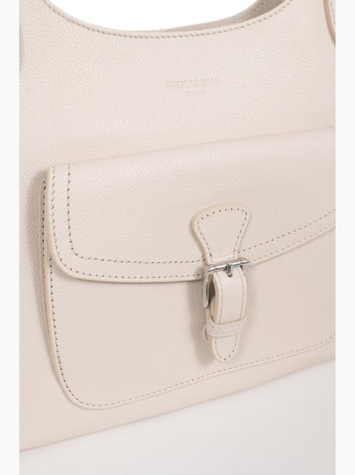 Bolso de hombro 2 asas - cuero mirabelle hexagona - Kiabi