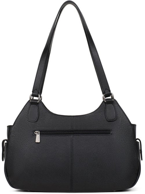Bolso de hombro 2 asas - cuero mirabelle hexagona - Kiabi