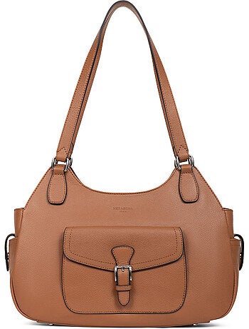 Bolso de hombro 2 asas - Cuero MIRABELLE
