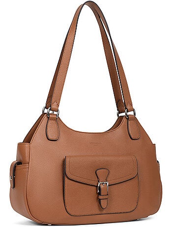 Bolso de hombro 2 asas - Cuero MIRABELLE