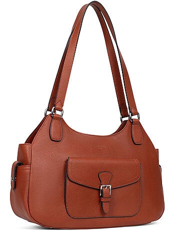 Bolso de hombro 2 asas - Cuero MIRABELLE