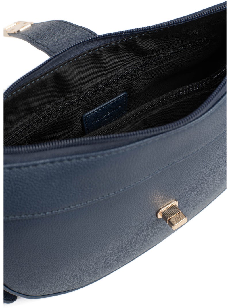 Bolso de hombro con 1 asa lys hexagona Azul marino - Kiabi