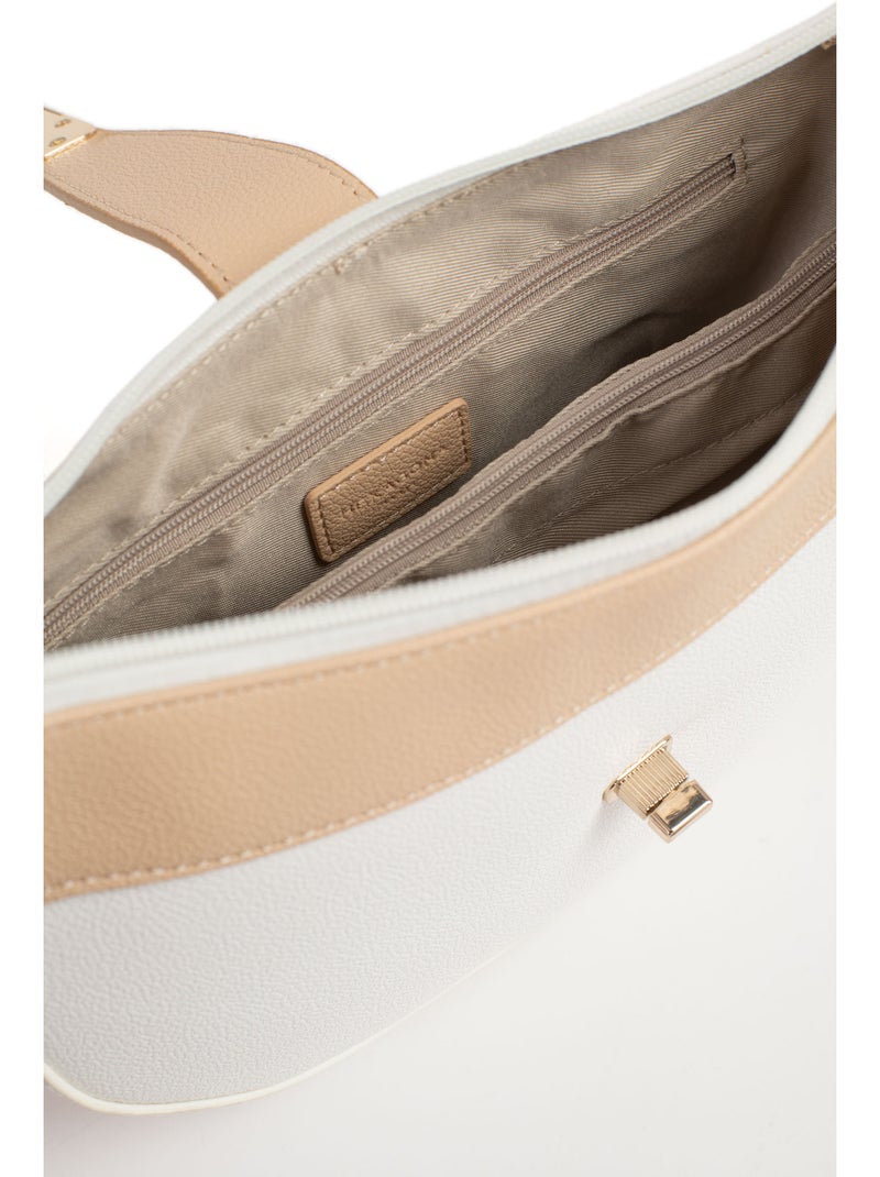 Bolso de hombro con 1 asa lys hexagona Blanco Multicolor - Kiabi
