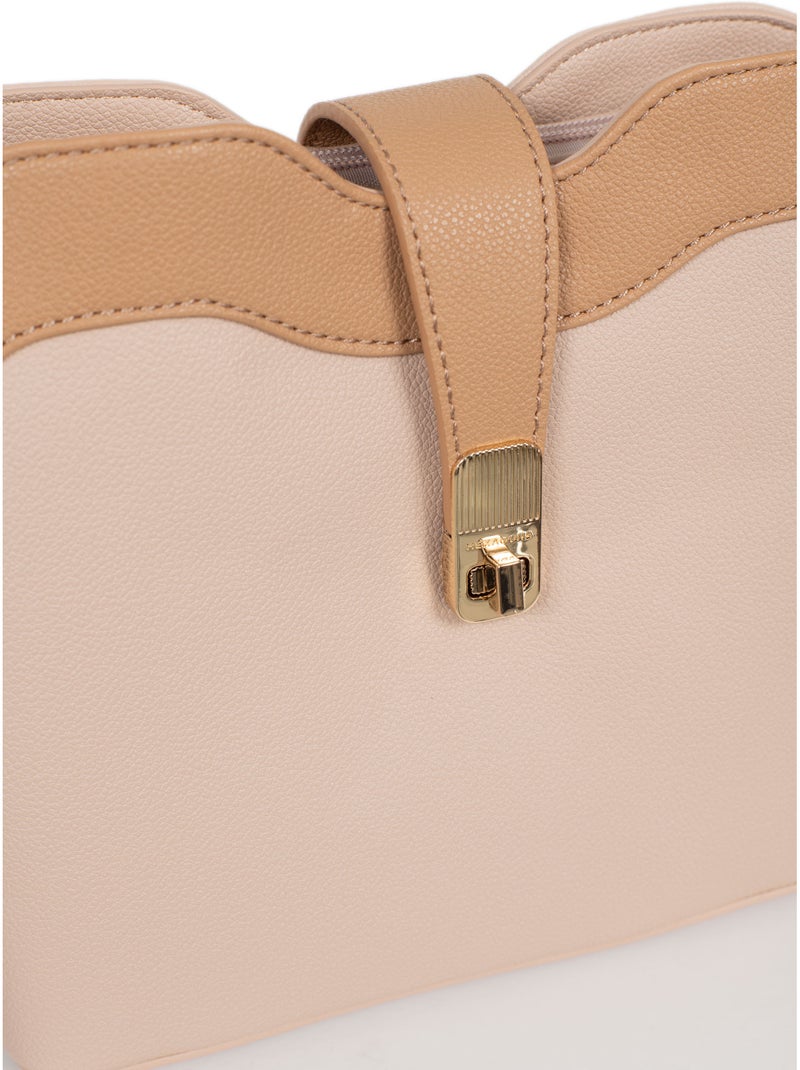 Bolso de hombro con 1 asa lys hexagona Nude - Kiabi