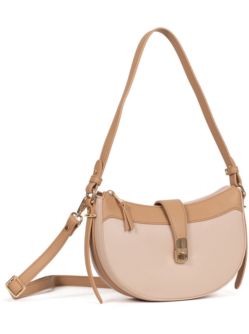 Bolso de hombro con 1 asa lys hexagona Nude - Kiabi
