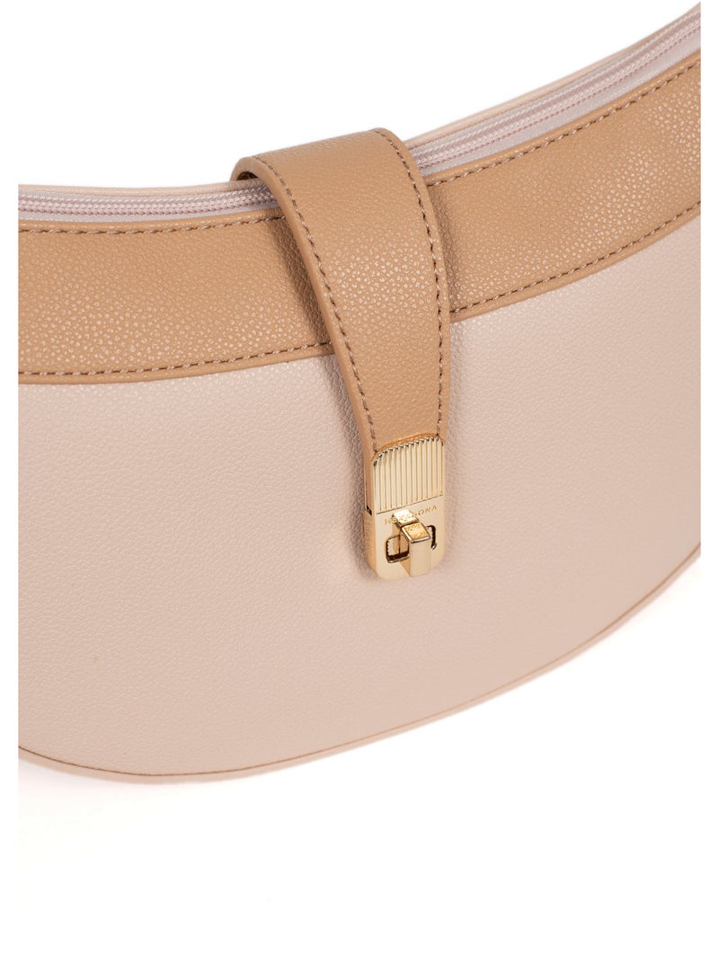 Bolso de hombro con 1 asa lys hexagona Nude - Kiabi