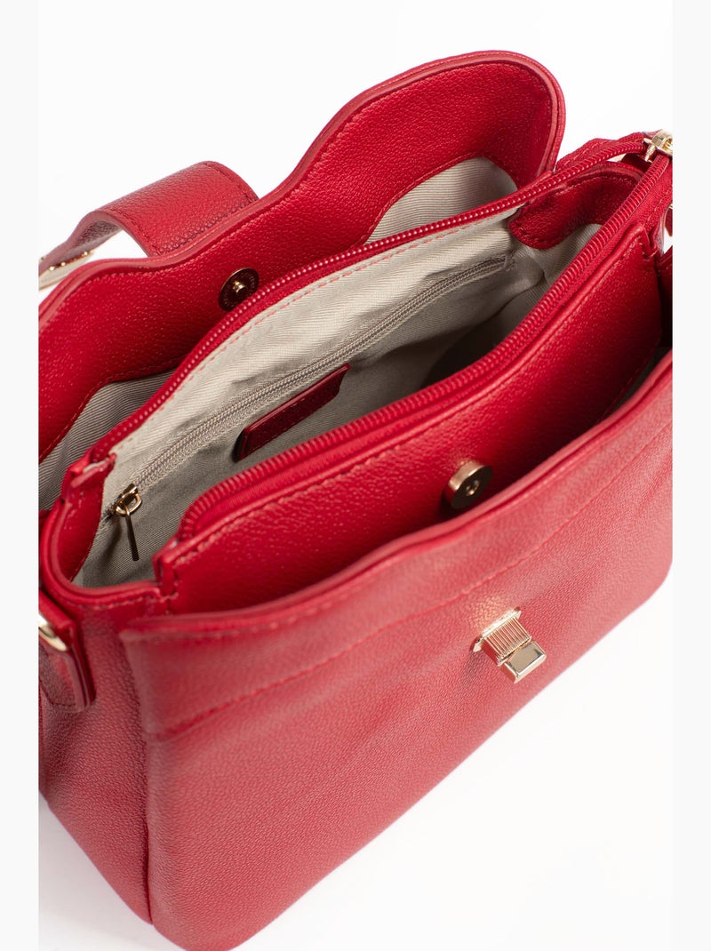 Bolso de hombro con 1 asa lys hexagona Rojo - Kiabi