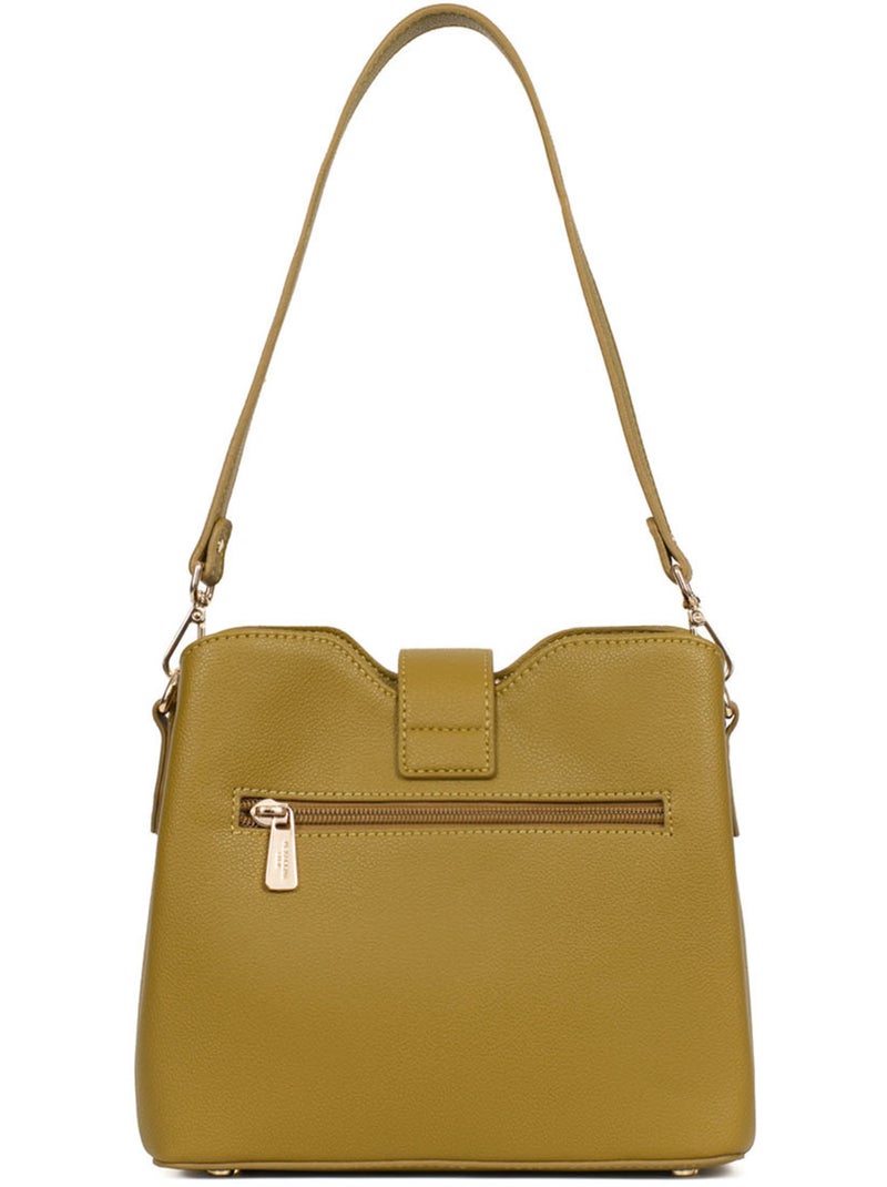 Bolso de hombro con 1 asa lys hexagona Verde anís - Kiabi