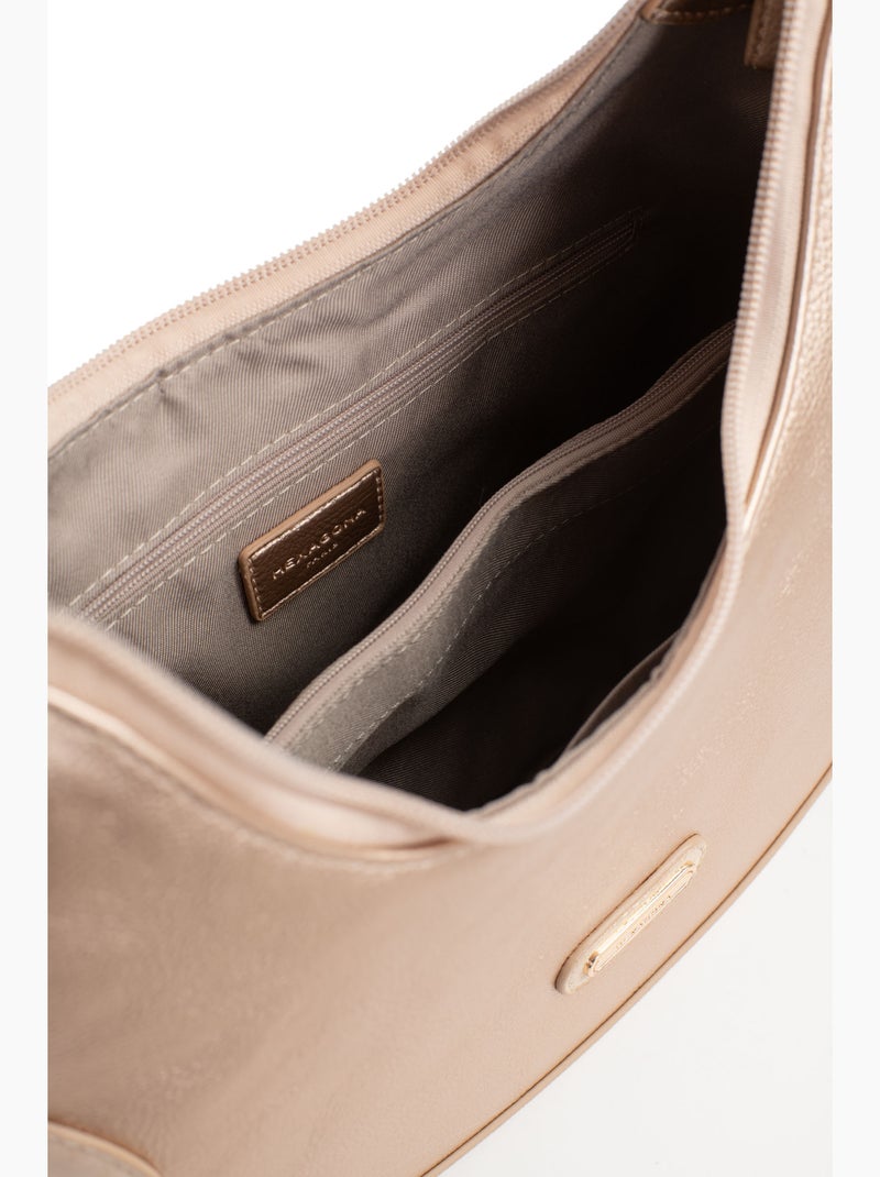Bolso de hombro con 1 asa moly hexagona Dorado - Kiabi