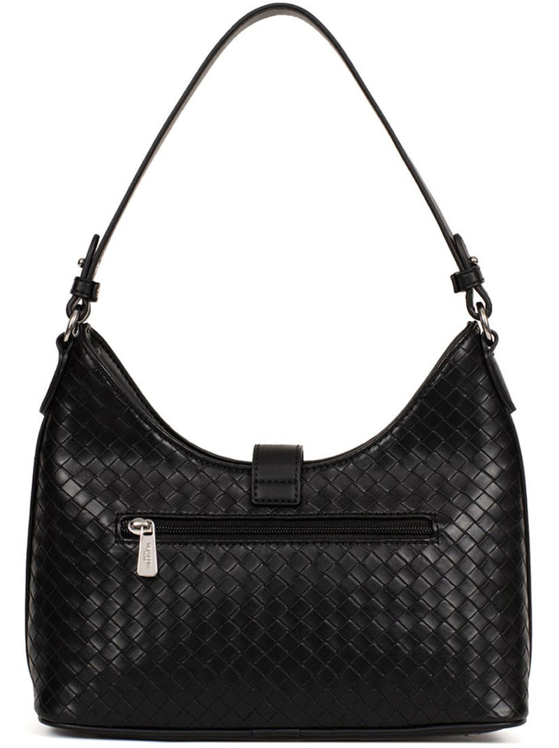 Bolso de hombro con 1 asa nila hexagona Negro - Kiabi