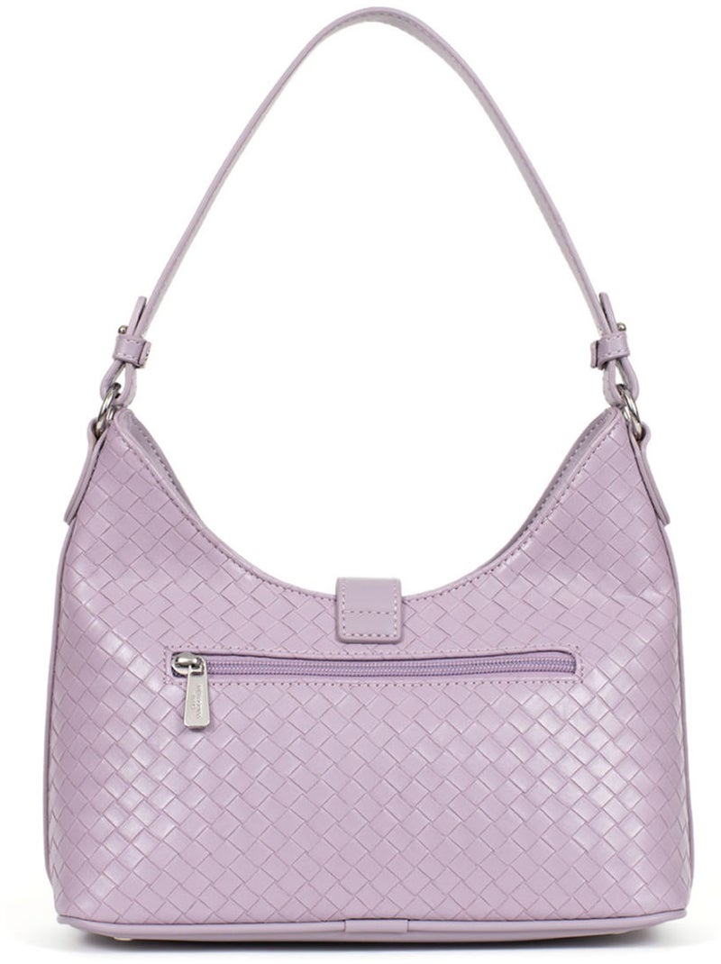 Bolso de hombro con 1 asa NILA Malva chiaro - Kiabi
