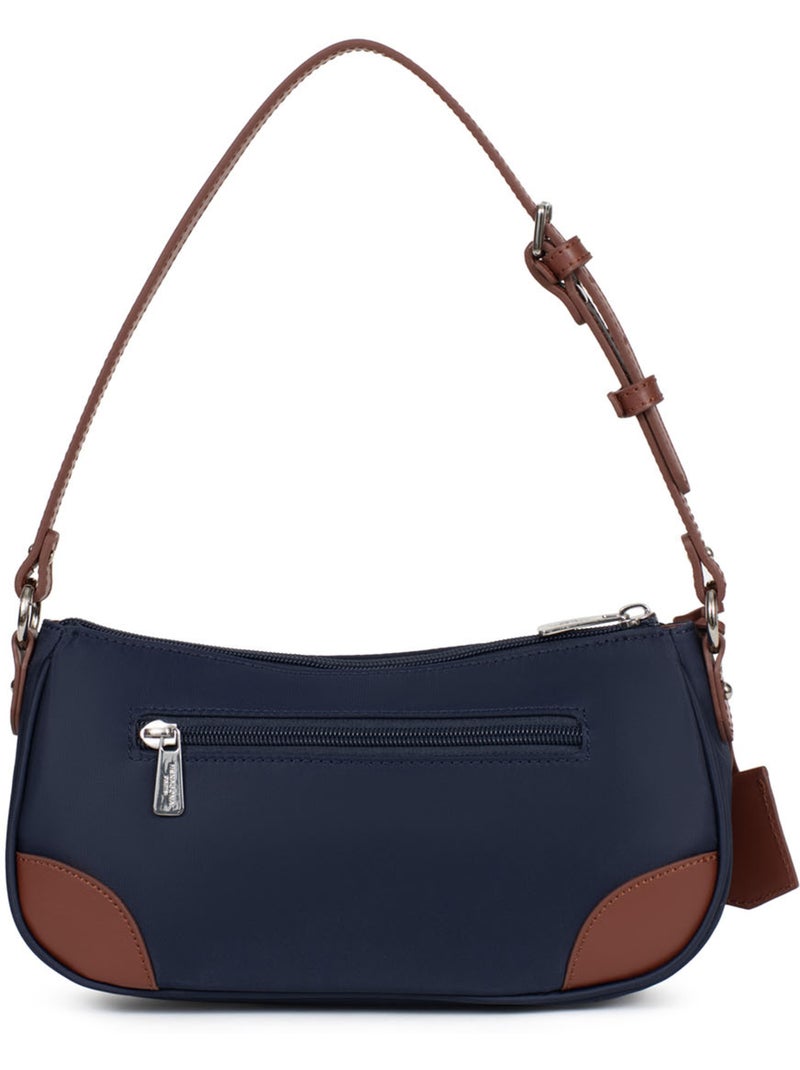 Bolso de hombro con 1 asa pop hexagona Azul marino - Kiabi