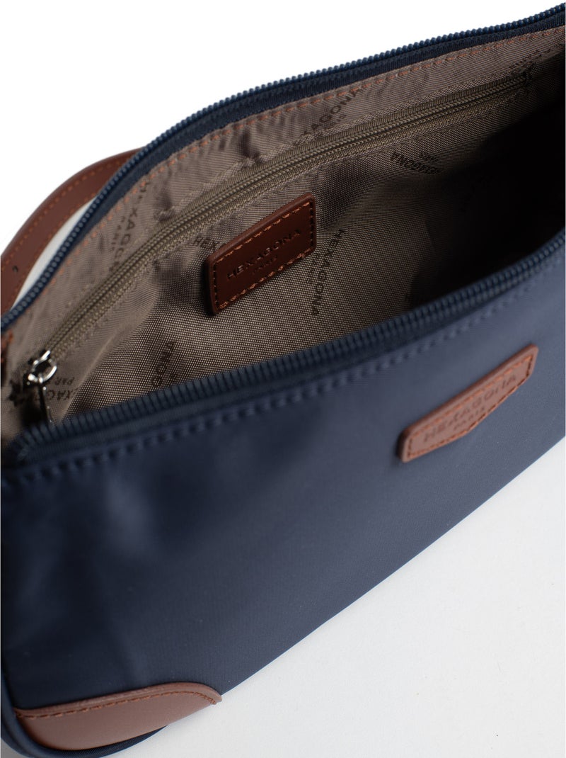 Bolso de hombro con 1 asa pop hexagona Azul marino - Kiabi