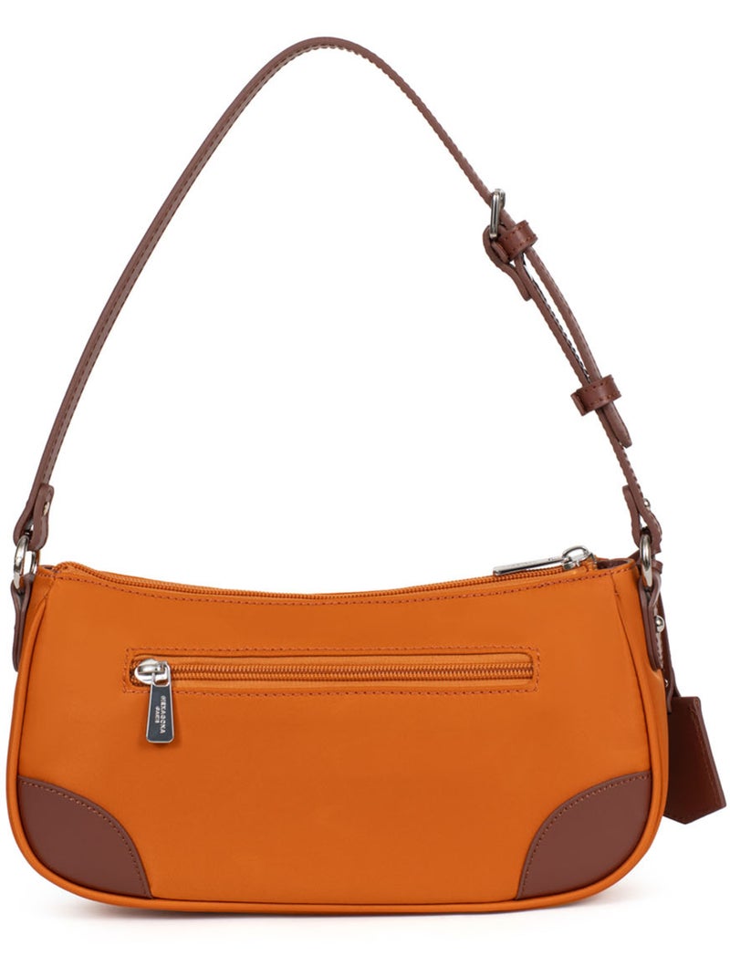 Bolso de hombro con 1 asa pop hexagona Naranja - Kiabi