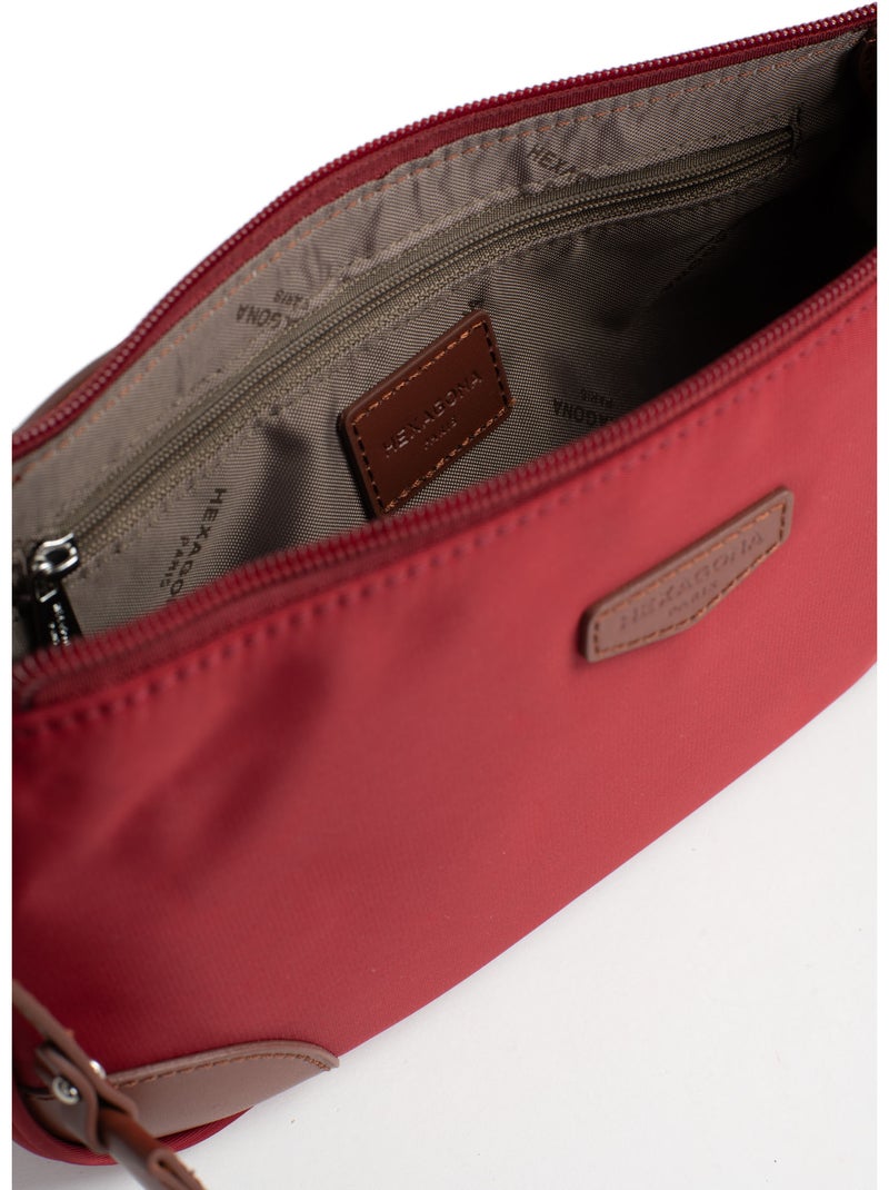 Bolso de hombro con 1 asa pop hexagona Rojo - Kiabi
