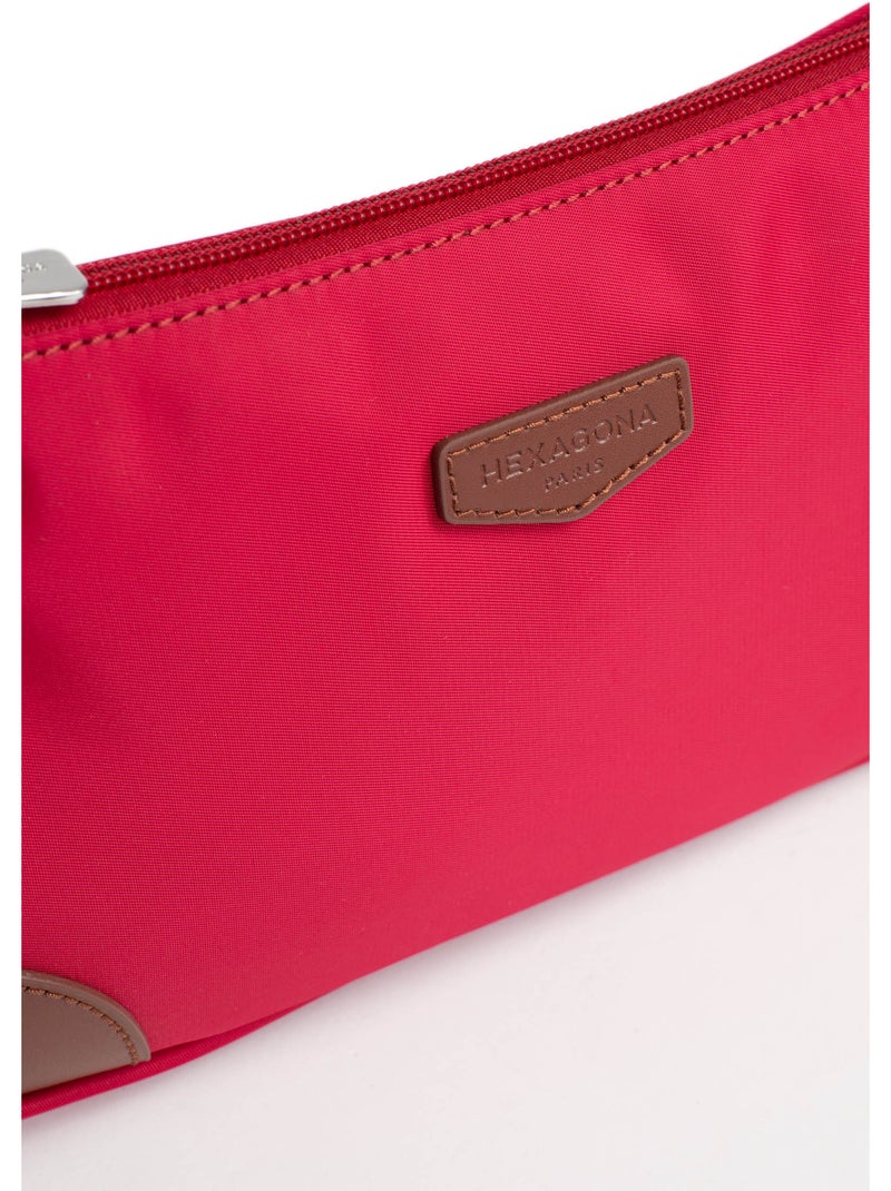 Bolso de hombro con 1 asa pop hexagona Rojo oscuro - Kiabi