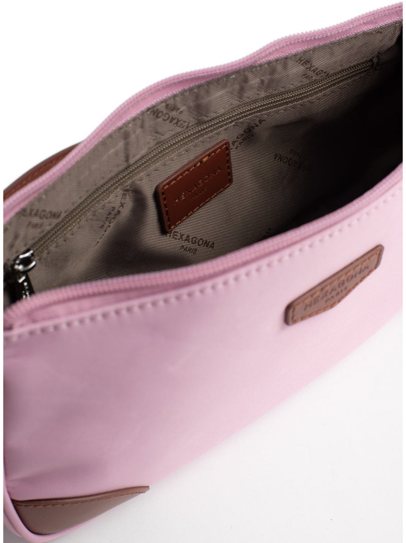 Bolso de hombro con 1 asa pop hexagona Rosa pálido - Kiabi