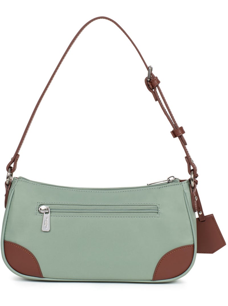 Bolso de hombro con 1 asa pop hexagona Verde claro - Kiabi