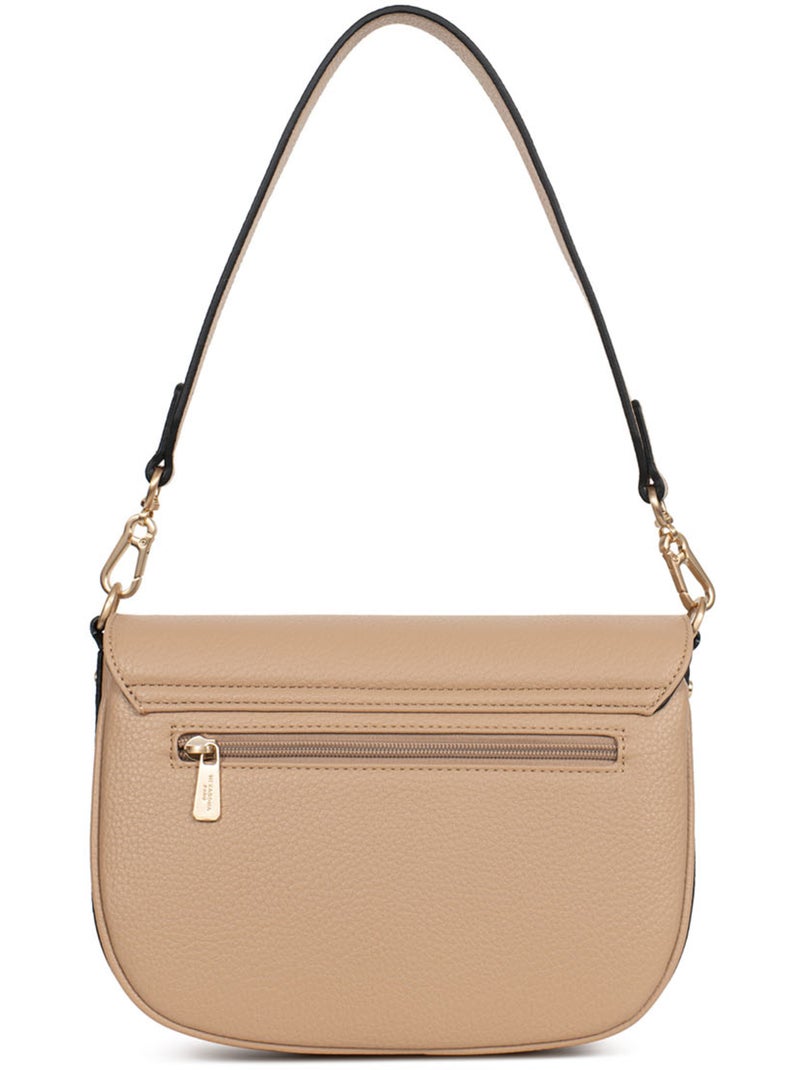 Bolso de hombro con 1 asa ZORA Beige arena - Kiabi