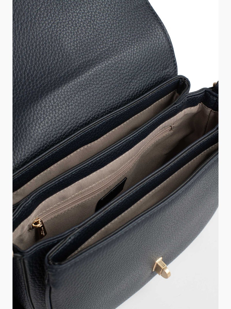Bolso de hombro con 1 asa zora hexagona Azul noche - Kiabi