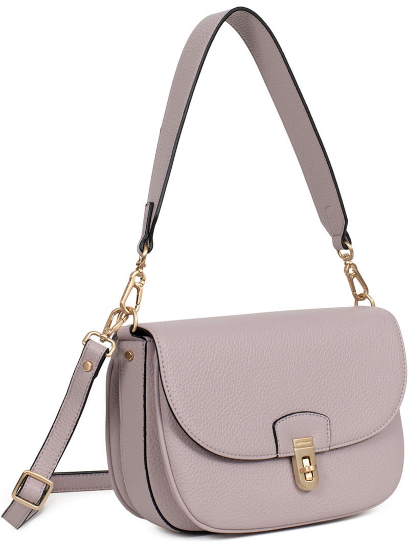 Bolso de hombro con 1 asa zora hexagona Malva chiaro - Kiabi