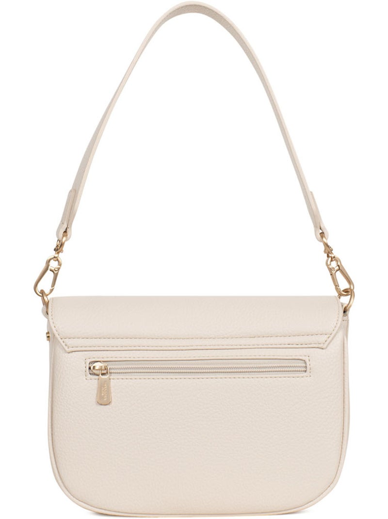 Bolso de hombro con 1 asa zora hexagona Marfil - Kiabi