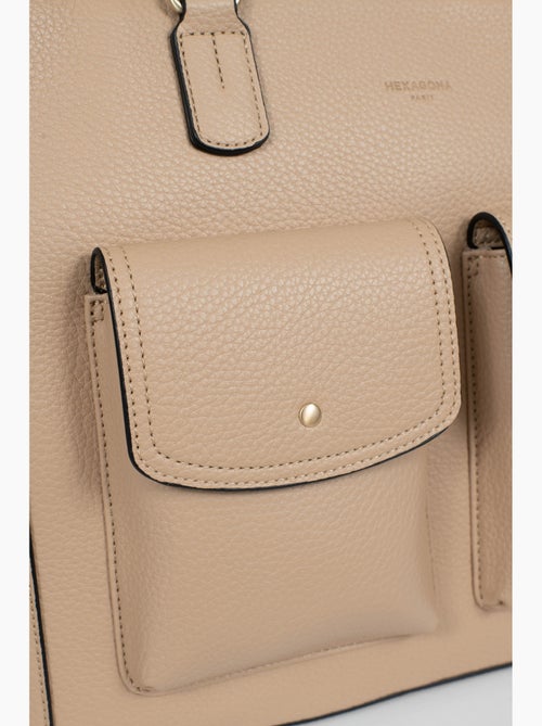 Bolso de hombro con 2 asas - a4 zora hexagona - Kiabi