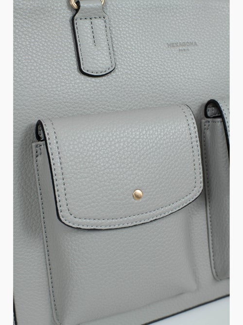 Bolso de hombro con 2 asas - a4 zora hexagona - Kiabi
