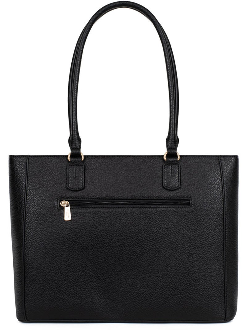 Bolso de hombro con 2 asas - a4 zora hexagona Negro - Kiabi