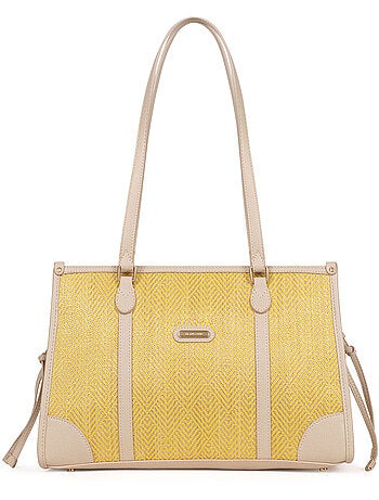 Bolso de hombro con 2 asas capri hexagona