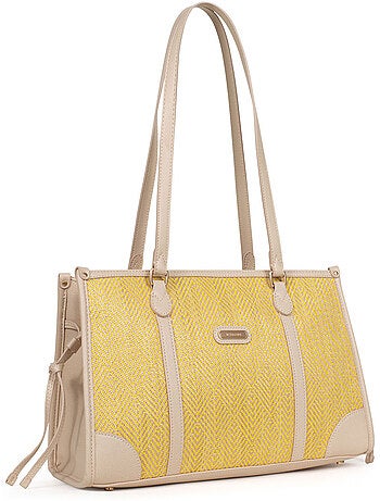 Bolso de hombro con 2 asas capri hexagona