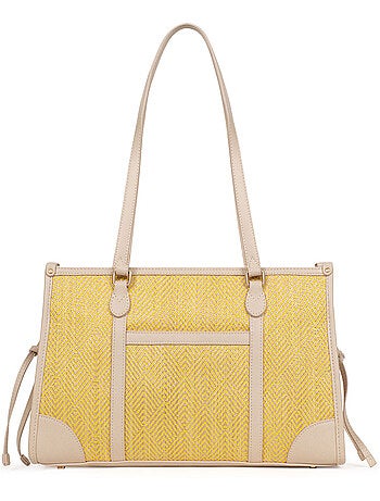 Bolso de hombro con 2 asas capri hexagona