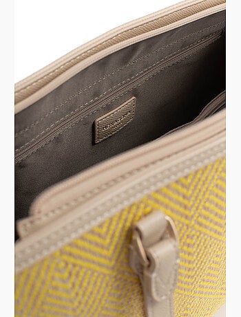 Bolso de hombro con 2 asas capri hexagona