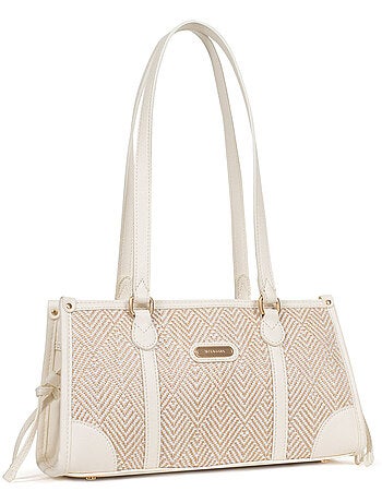 Bolso de hombro con 2 asas capri hexagona