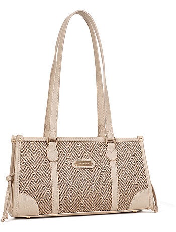 Bolso de hombro con 2 asas capri hexagona