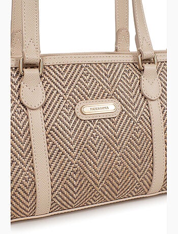 Bolso de hombro con 2 asas capri hexagona