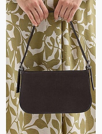 Bolso de hombro de poliéster tejido liso bdart