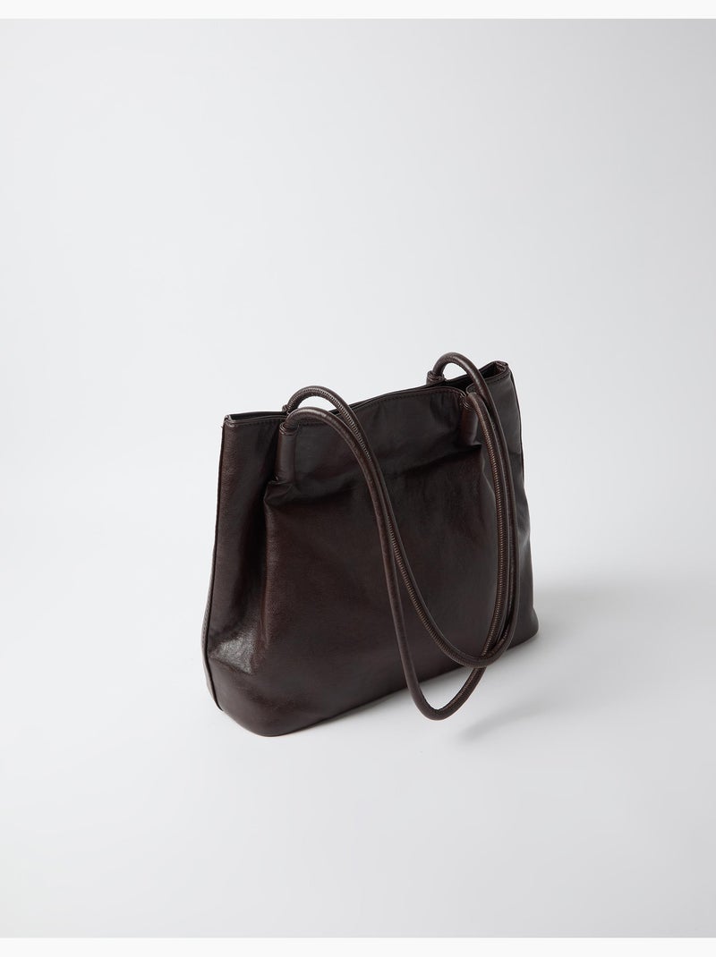 Bolso de hombro, mo fashion Marrón - Kiabi