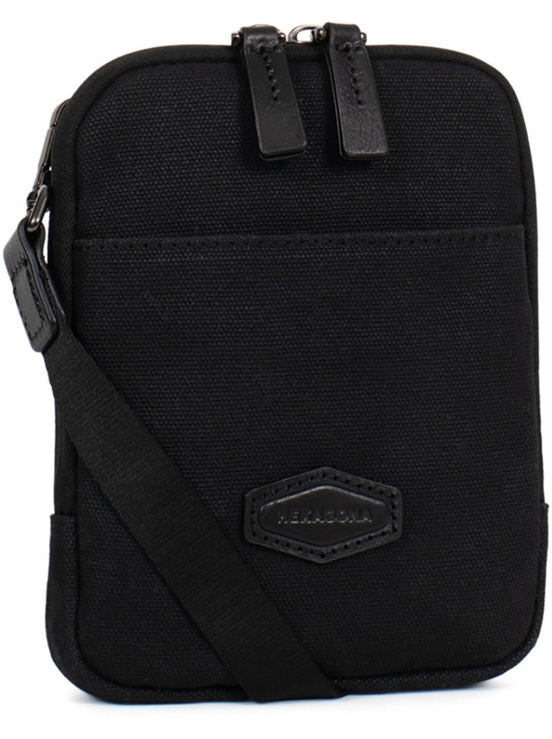 Bolso de hombro robin hexagona Negro - Kiabi