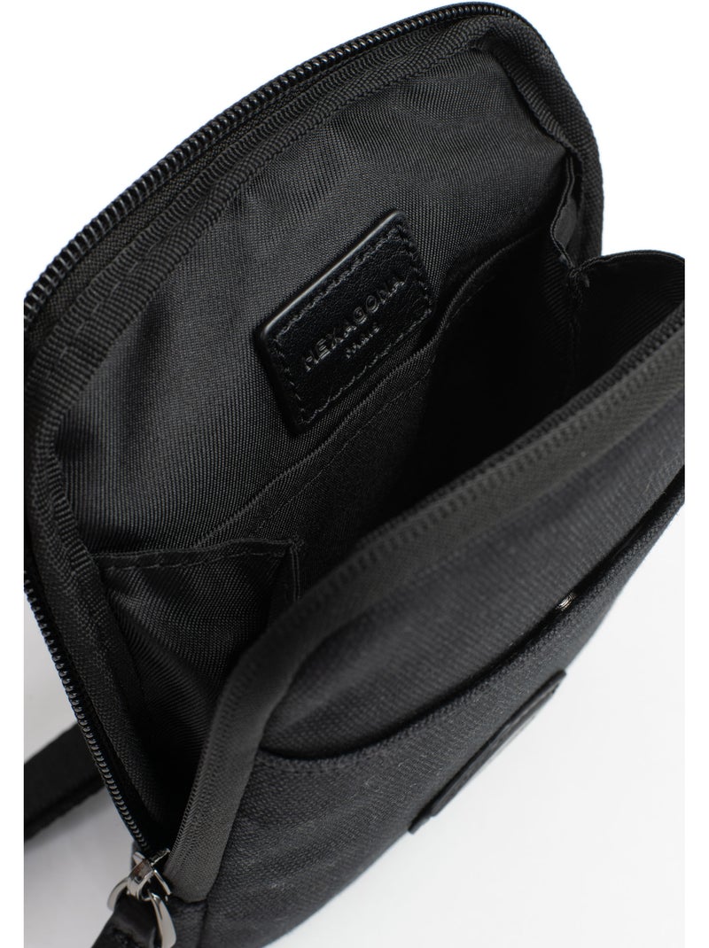 Bolso de hombro robin hexagona Negro - Kiabi