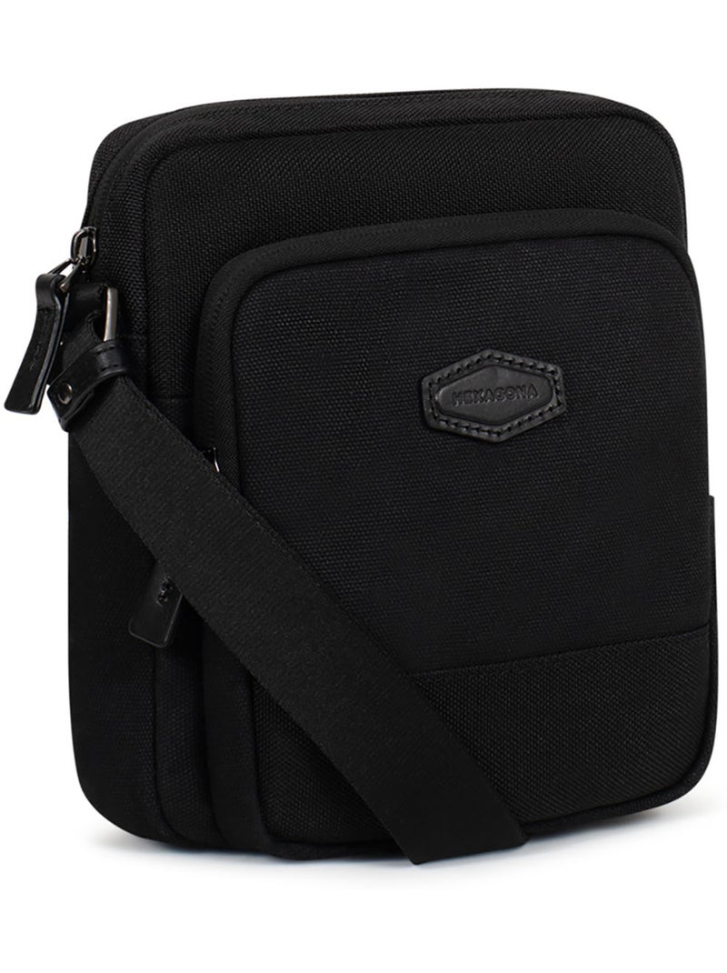 Bolso de hombro robin hexagona Negro - Kiabi