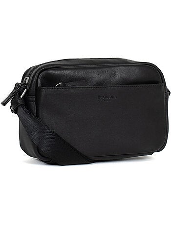 Bolso de mano - cuero de vaca soft studio hexagona