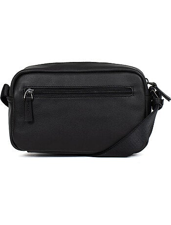 Bolso de mano - cuero de vaca soft studio hexagona