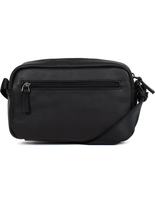 Bolso de mano - cuero de vaca soft studio hexagona - Kiabi
