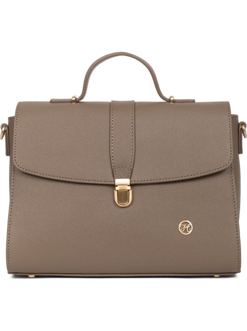 Bolso de mano 1 asa - Cuero AUDE - Kiabi