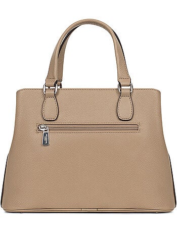 Bolso de mano 2 asas - cuero mirabelle hexagona