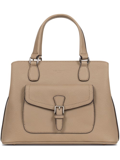 Bolso de mano 2 asas - Cuero MIRABELLE - Kiabi