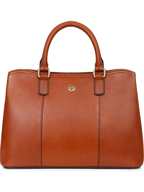 Bolso de mano 2 asas - Cuero ONDINE - Kiabi